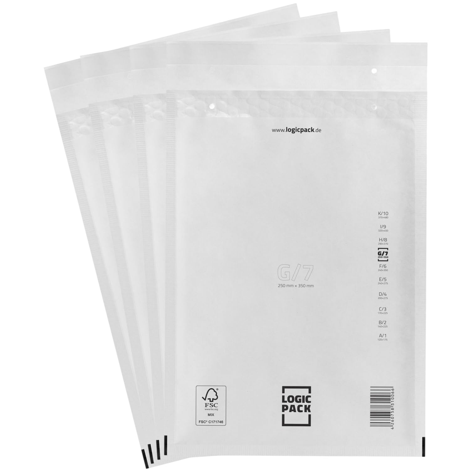 Polsterumschläge A5 Verpacking Luftpolstertaschen  Produktbild-Vorschau 2