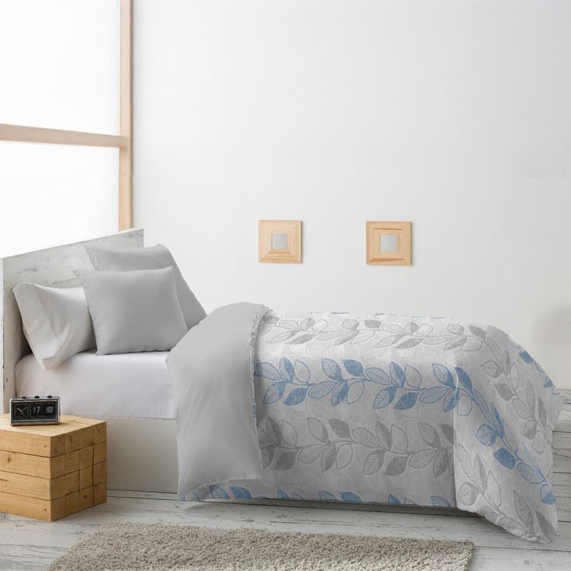 Rufino Díaz Edredón Invierno Reversible 350g Estampado Ananta - Azul, 105 cm