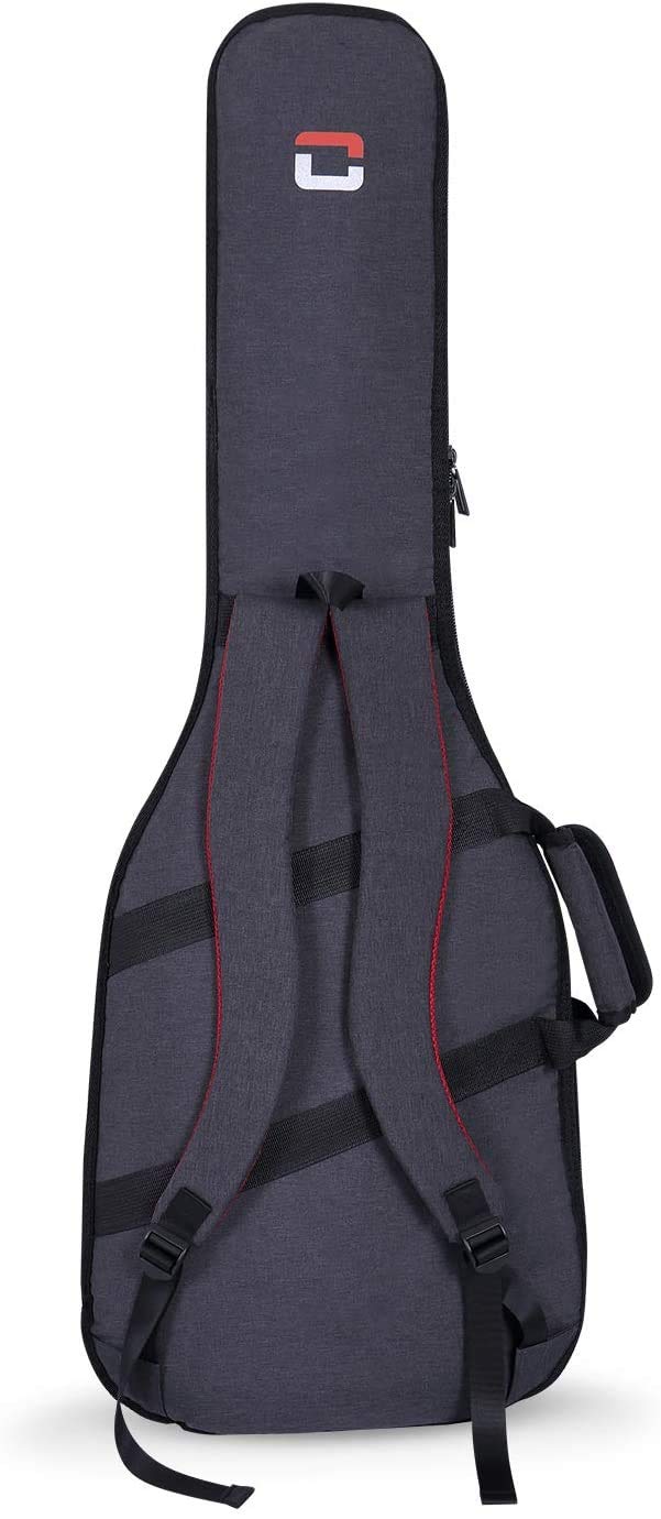 Crossrock Funda rígida de Fibra de Vidrio para Guitarra acústica