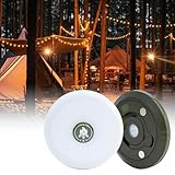 CATGOOD 32.8 ft Outdoor Camping Tape Measure String Lights, 2-in-1 Outdoor Portable Retractable String Lights with 5 Lighting Modes for Camping, Warm Light Version with Magnet for Party