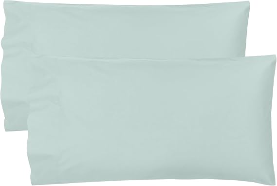 MyPillow Giza Dreams Oversized 100% Cotton Pillowcase Set [King, Sea Mist]
