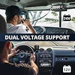 Radioddity CB-900 PRO CB Radio, AM/FM Mobile Radio with NOAA, RX & TX Noise Reduction, ASQ VOX Instant Emergency Channel 9, Support PA System, SWR High Alert for Trucker Driver - Image 5