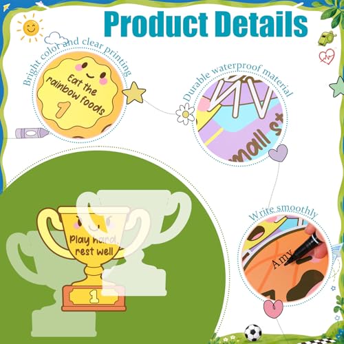 Funrous Sports Bulletin Board Back to Healthy Choices Cutout Back to School Classroom Decor with Positive Affirmations for First Day of School Classroom Wall Door Decor — view 3