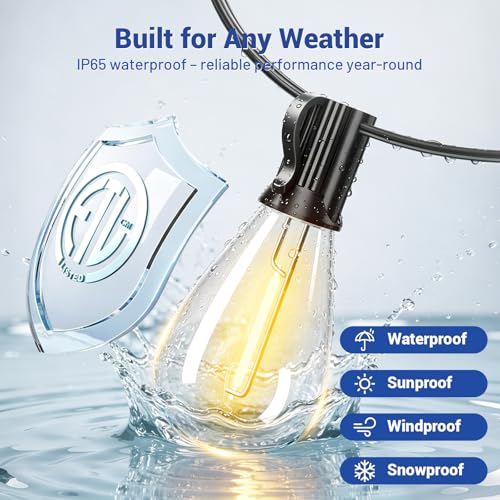 Luces de cadena LED exterior 99FT control remoto miniatura 3
