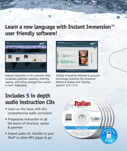 Instant Immersion Italian Deluxe V3.0 #TOP4