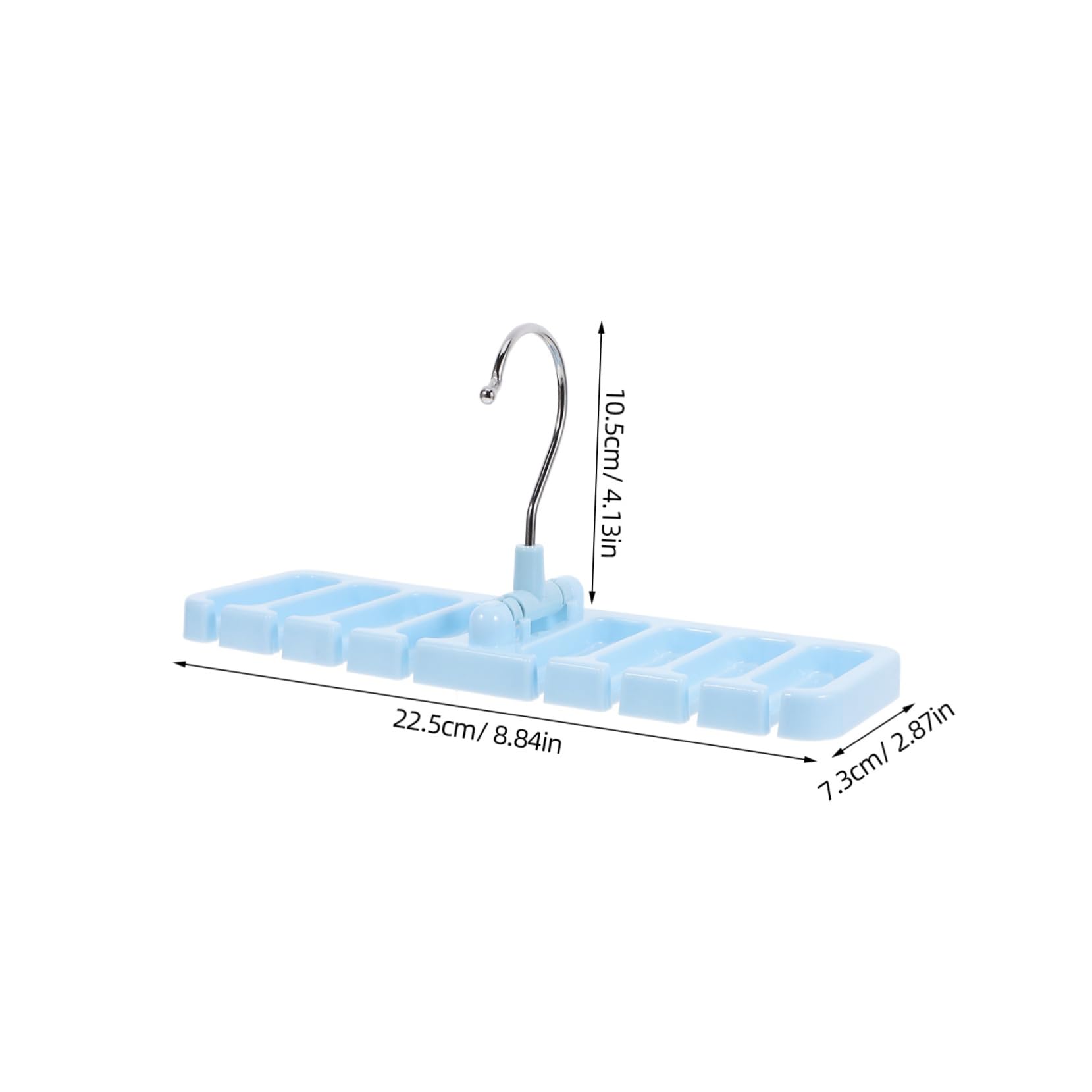 Hohopeti Belt Hanger for Closet Space Saving Organizer with Hook for Ties Scarves and Belts Easy to Install Wardrobe Storage