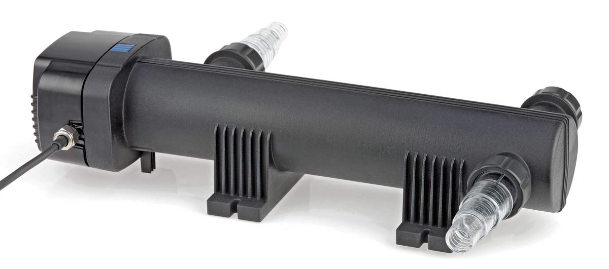 Oase 56869 Prelimpiador UVC Vitronic 24 W Adecuado para estanques de hasta 25 m³, clarificador de estanques, clarificador UVC, Control eficaz de Algas, Cuidado de estanques, Estanque sin Algas