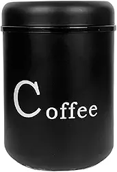 Pote 1 Litro Para Café Vidro Preto Nero Hauskraft