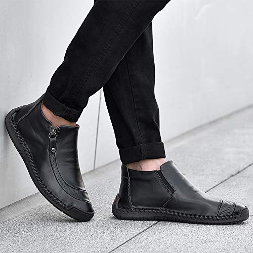 Sapato masculino CEKU de couro para dirigir, clássico, feito à mão, casual, confortável, para caminh
