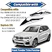 Left & Right Side Front Fender Chrome Trim Finisher Compatible with BMW X3 F25 X4 F26 2013-2017 Replaces# 51117338569 51117338570