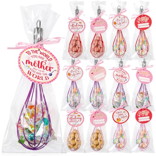 Domensi 24 Sets Mom Party Favors 10 Inch DIY Silicone