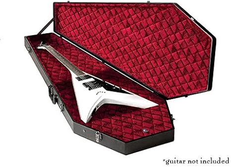 Model 300VXR Extreme Electric Guitar Case Red Velvet Interior