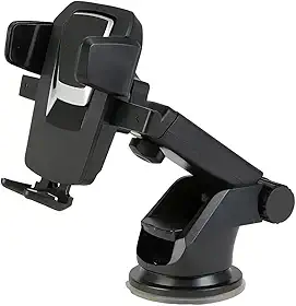 Suporte Celular Carro Universal com Ventosa Forte – Suporte Veicular Painel e Para-brisa, Rotação 360° para Smartphone GPS (4 a 7 Polegadas)