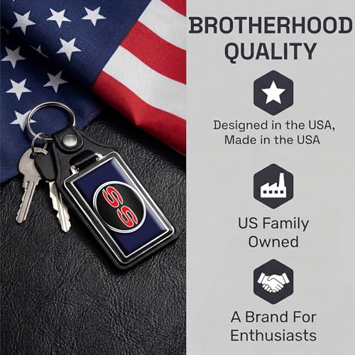 Image of Brotherhood Car Key Chain for Nova - Classic Models Keychain for Men and Women Gift Key Ring