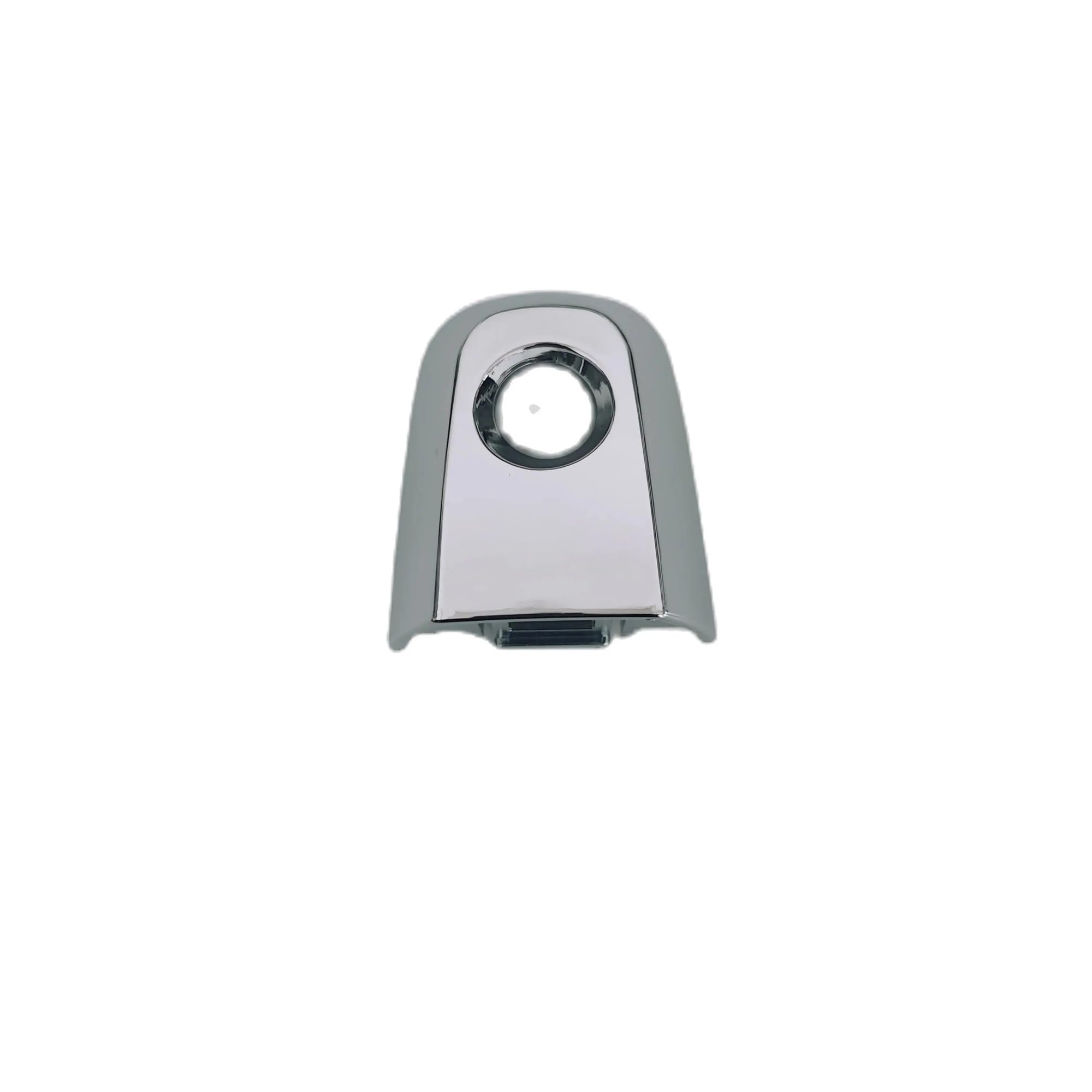 PaCsci Car Outer Door Handle for Mitsubishi for Montero 2008-2015 for L200 for Triton 2005-2015 Chrome and Black Outer Handle Cap Cover(Chrome with Hole)