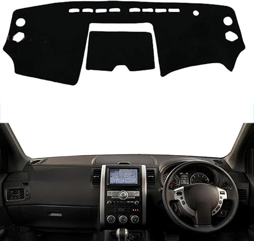 Compatible con Nissan X-Trail T31 2008-2013, cubierta de salpicadero, cubierta protectora antideslizante para tablero de salpicadero, almohadilla de