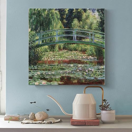 Toile Monet Giverny nénuphars décoration murale bureau salon maison