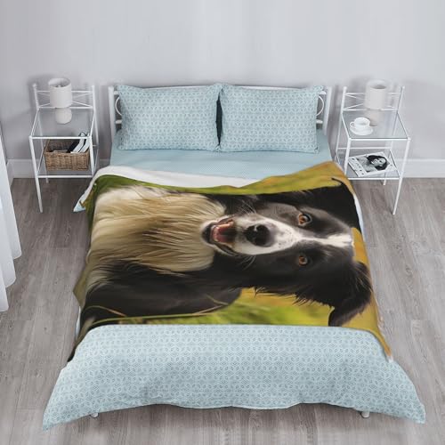 Couverture polaire Border Collie, le cadeau idéal pour amoureux de chiens