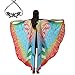 Produktbild MRULIC Schmetterling FlüGel Cape Pfau Damen Poncho Umhang Schal Wrap Pixie Karneval Cosplay Weihnachten Cosplay KostüM Zusatz FaschingkostüMe Erwachsene Karneval Fasching TanzkostüM(E4)