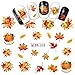 Produktbild 12 Style/Set Herbst-Art-Nagel-Aufkleber-Mode Nagel-Abziehbilder Nagel-Dekoration-Nagel-Kunst-Aufkleber Elegante Maniküre Werkzeuge - Multicolor
