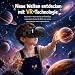 VR Brille Handy, 3D Virtual Reality Headsets Brille Mit HD-Optiklinse, Augenschutz 3D Handy Brille, kompatibel mit iOS & Android Smartphones 4,7–7,0 Zoll, für Kino & Spiele