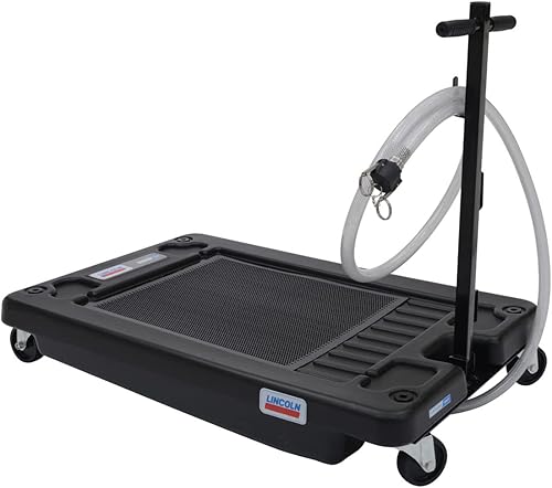 Lincoln 3665 Drenaje de líquido para camión de perfil bajo de 17 galones, 44 pulgadas de largo x 28 pulgadas de ancho x 7.75 pulgadas de