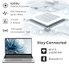 2026 PC Portatile 15.6 Pollici Win11 Pro Celeron 5205U Computer Portatile 8GB RAM 128GB SSD IPS FHD 1920*1080 Laptop USB 3.0 Mini HDMI Notebook Con Tastiera retroilluminata sblocco per impront
