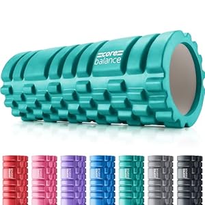 Core Balance Foam Roller For Deep Tissue Muscle Massage, Trigger Point Grid Sports Massager, Fitness Gym Physio