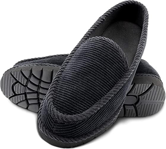 Homiegear Men's Heavy Duty Slip on House Slippers