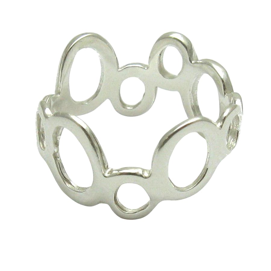 Bague en argent 925 Cercles R001073 Empress pour sublimer vos tenues de bureau