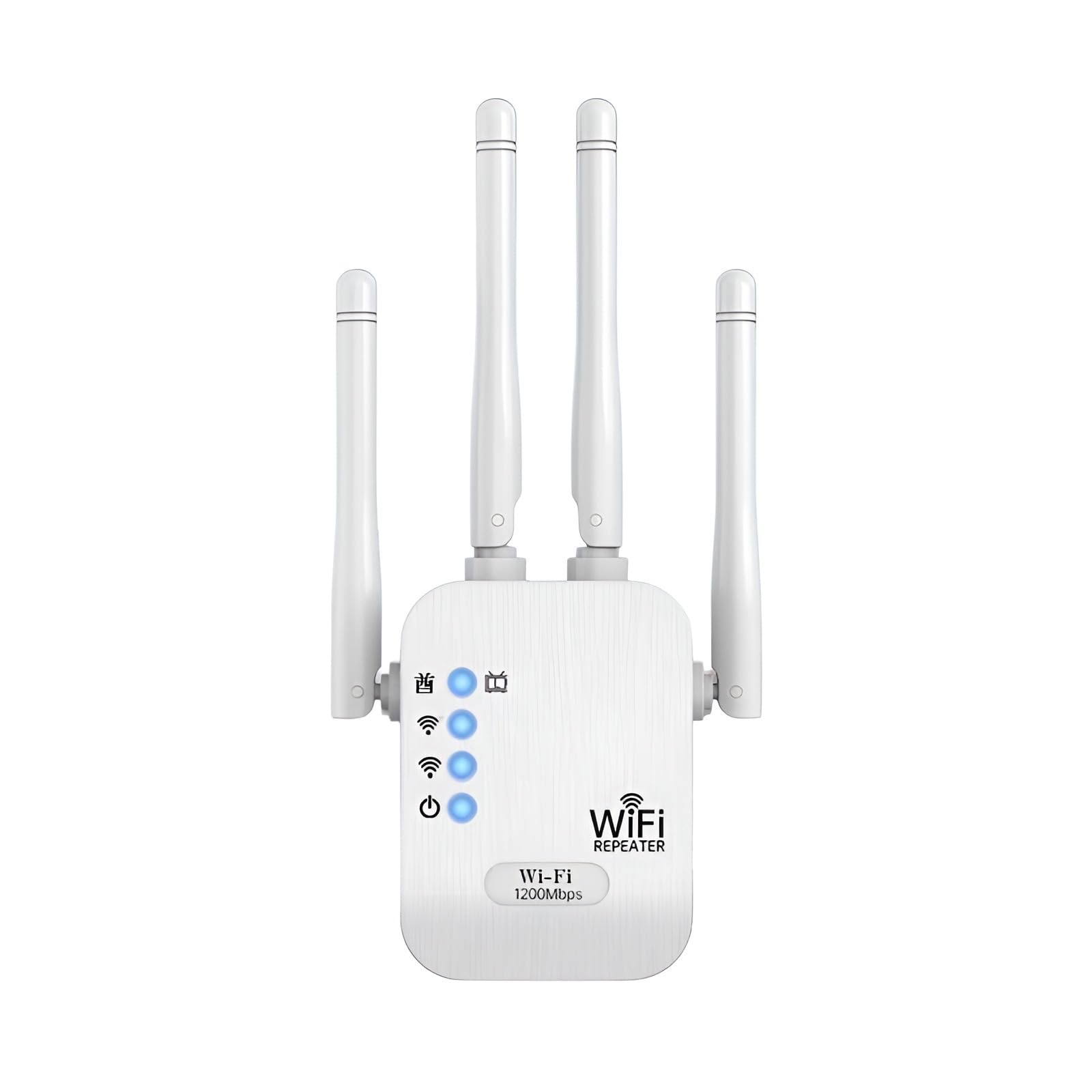 WiFi Repeater (100 Times Signal Enhancement & Wall Penetration King) WiFi Extension, Equipped with 4 Antennas, Wide Range Coverage, For House/Office, High-Speed Stable Connection, For Full