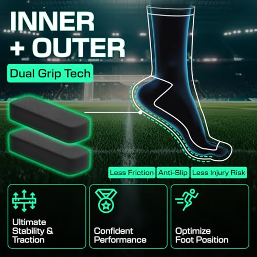 LUX ProCleat Performance Grip Socks - GripArray™ for Men & Women