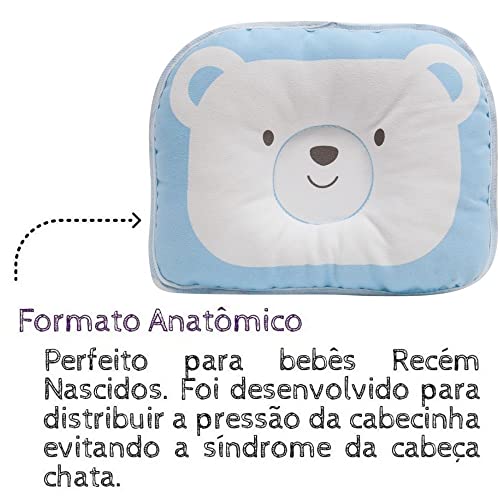 TRAVESSEIRO PARA BEBE URSO AZUL