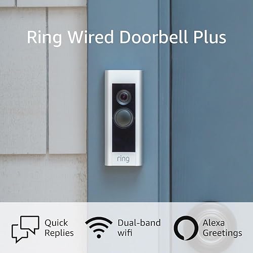 Ring Wired Doorbell Plus (Video Doorbell Pro) seminuevo con Ring Chime Pro