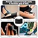 OK TAPE Athletic Sports Tape（4 Packs) Black- 32.8ft Per Roll Athletic Tape for Injuries,Strong Stick No Residue Athlete & Sport Trainers First Aid Injury Wrap, Hockey Stick