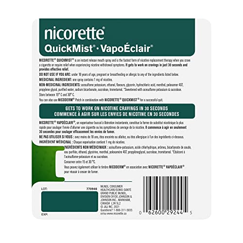 Nicorette-Quickmist-1mg-Nicotine-Quit-Smoking-Aid-Spray-Fresh-Mint-150-Sprays-Each-x-2-Packpackage-may-vary