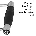 ZEBB Rowing Handle Chinning Bar Pro-Grip Bar Pro-Grip Seated Rowing Handle Rubber Grip Bar Double D Handle gallery image
