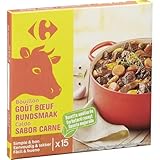 CARREFOUR – Bouillon Saveur Bœuf Riche et Onctueuse, Pratique en Cubes de 10g (x15) - Le Lot De 4