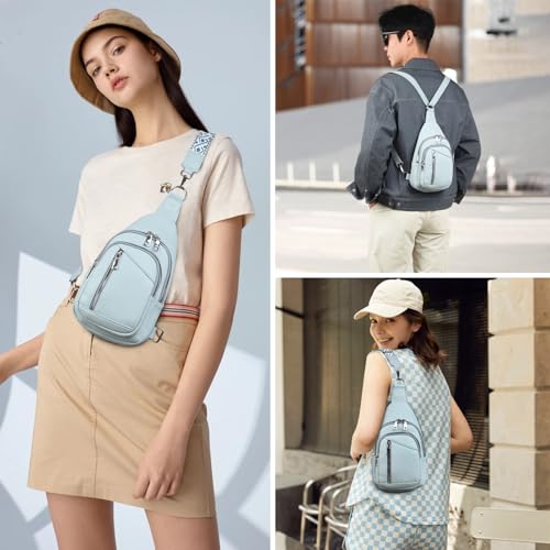 Image of MYHOZEE Small Diaper Bag Crossbody Sling Purse for Women - 2 in 1 Leather Backpack with 2 Straps for Short Trips Work Daily | Mini diaper bag