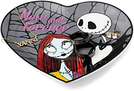 Disney The Nightmare Before Christmas Jewelry Dish - Ceramic Trinket (Gray) image 5