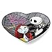 Produktbild Disney Tim Burton's The Nightmare Before Christmas Jack and Sally Jewelry Dish Ring Holder - Decorative Ceramic Trinket Tray