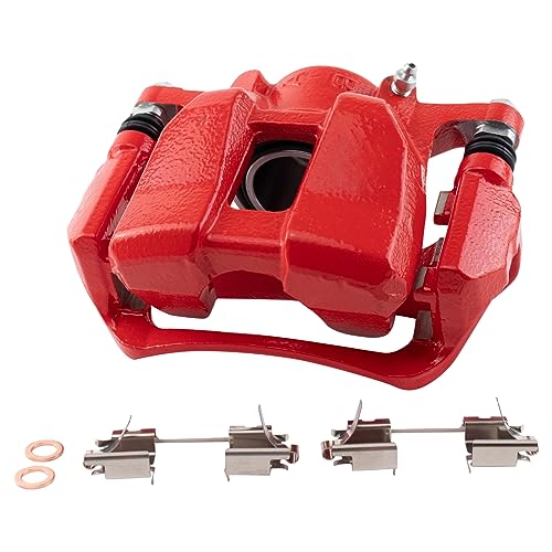 Image of TRQ Performance Front Driver and Passenger Side Brake Caliper Set Hardware Compatible with 2013-22 Honda Accord 2016-22 Honda HR-V