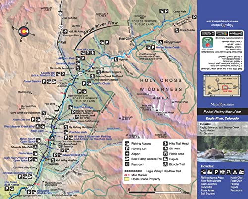 Eagle River, Colorado Fishing Map