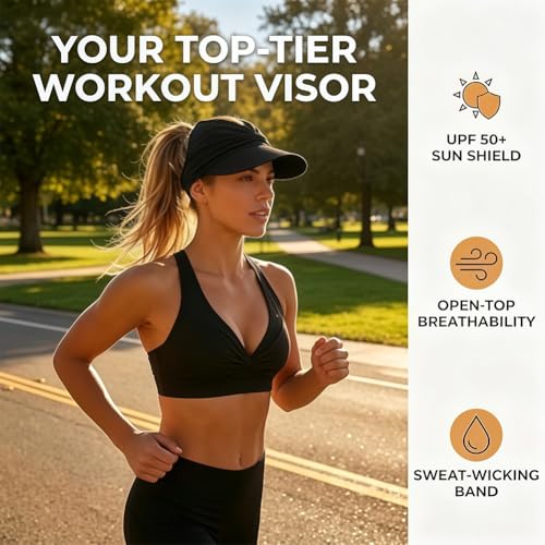Visera solar para mujer con protección UPF 50+ miniatura 2