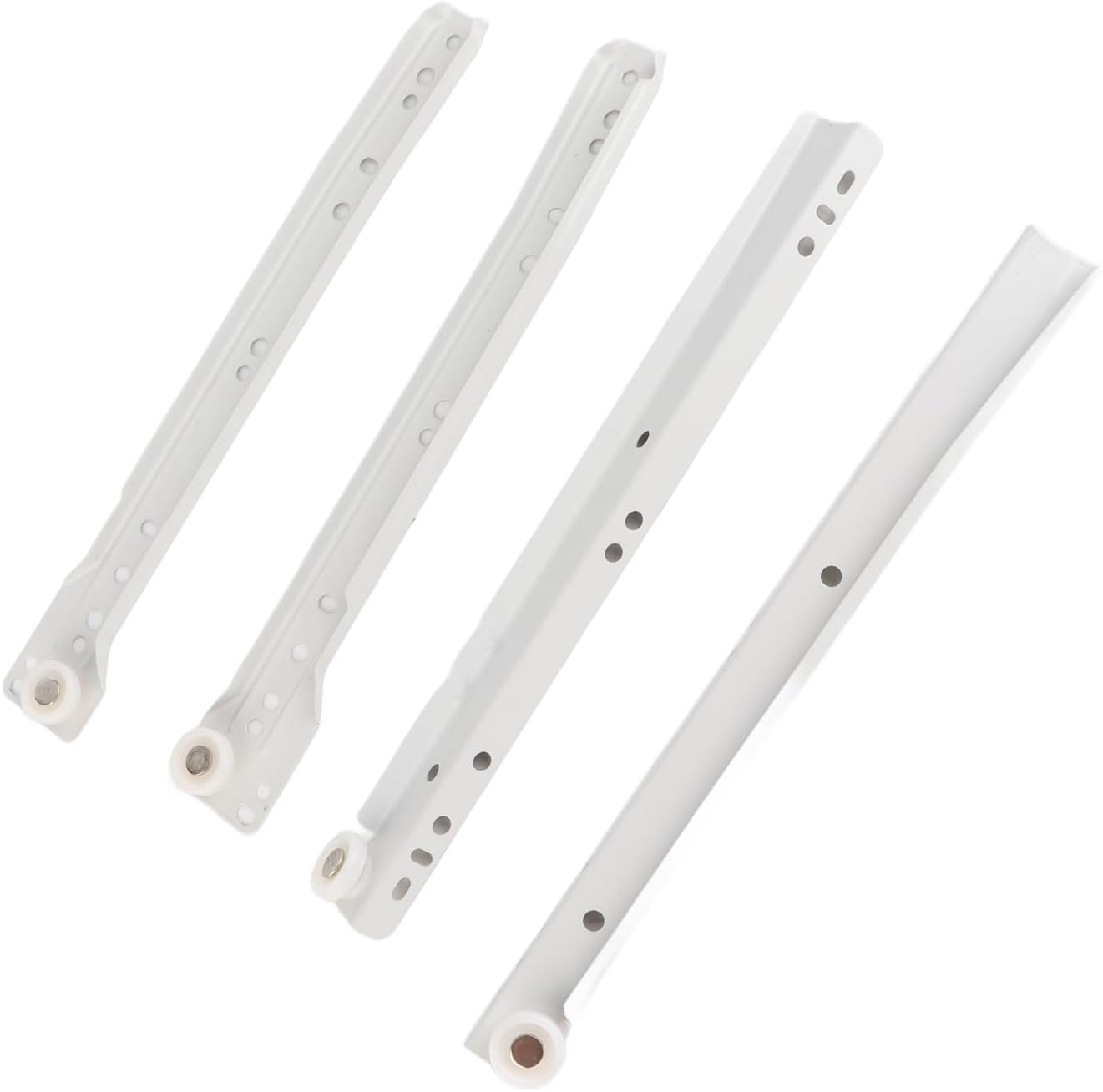 Cold Rolled Steel Drawer Slide Kit Sturdy Wear- Cabinet Track Rail Smooth Sliding Furniture Hardware for Cabinets Drawers