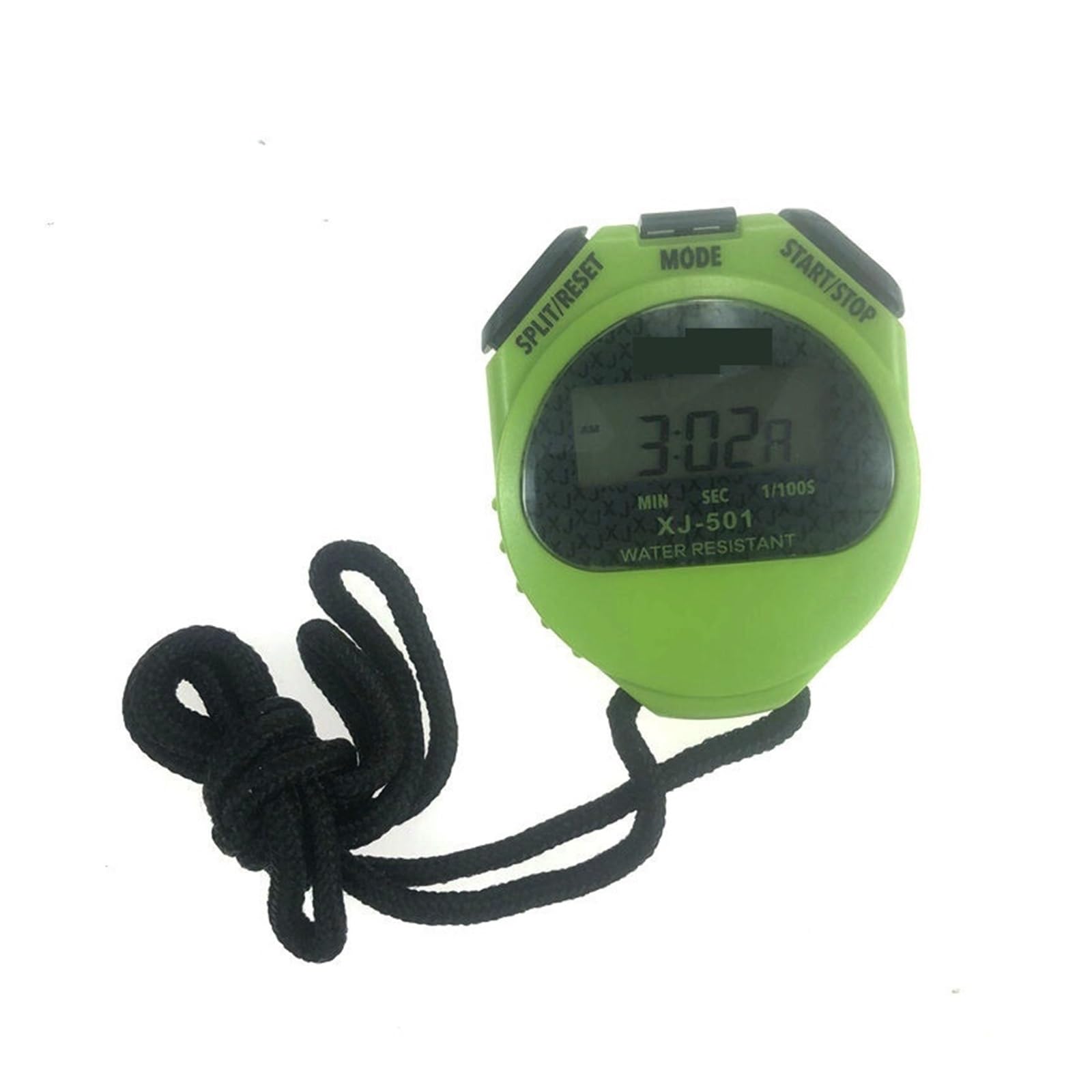 Digital Display Single Lane Memory Stopwatch Student Running Training Coach Referee Green Electronic Timer Precision Timing