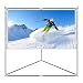 JaeilPLM 80 Inch Wrinkle-Free Portable Outdoor Projection Screen + Setup Stand + Transportable Bag Full Set for Camping and Recreational Events