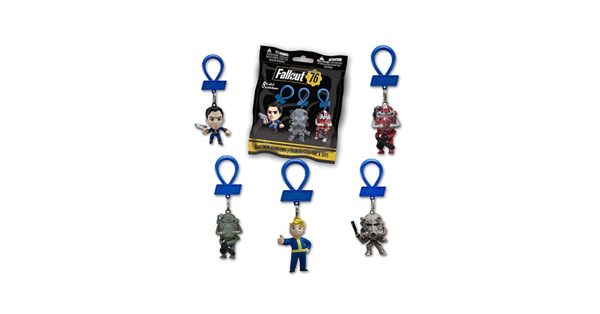 Amazon.com: Fallout Backpack Hangers, Fallout 76 Figures