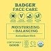 Badger Argan Face Oil, Organic Facial Moisturizer for All Skin Types, Deep Nourishment, Quick Absorption, Moisturizing Facial Oil, 1 fl oz Glass Bottle