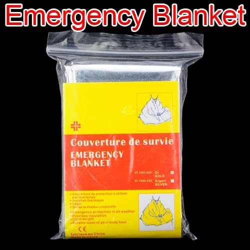NEW Emergency Rescue Solar Thermal Space Mylar Blanket First Aid Rescue